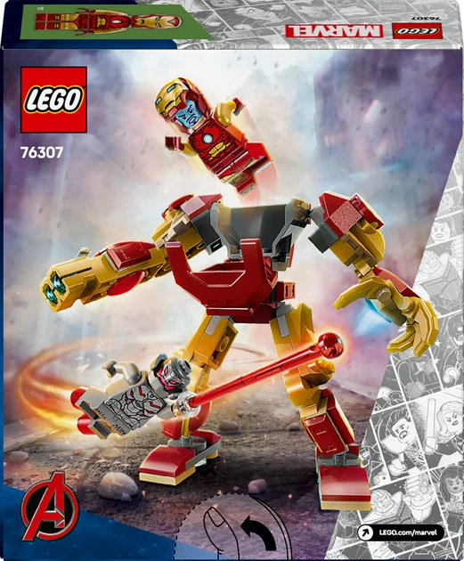 Конструктор LEGO Marvel Робот Железного Человека против Альтрона