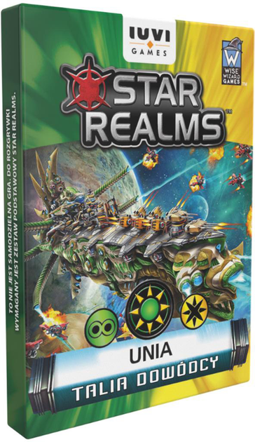 Доповнення до настільної гри IUVI Games Star Realms Командирська колода Союз (польське видання) (5904305462745) - зображення 1