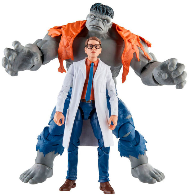 Zestaw figurek Hasbro Marvel Avengers Beyond Earths Mightiest Gray Hulk & Dr. Bruce Banner 2 szt (5010996142597) - obraz 7