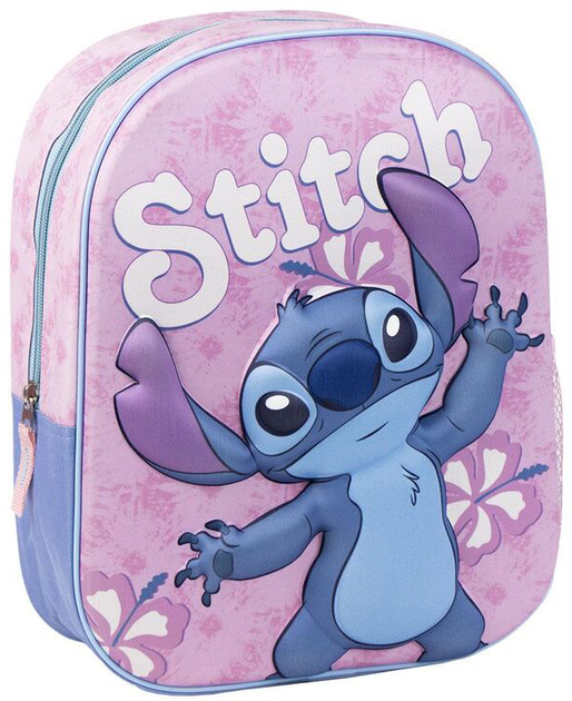 Рюкзак шкільний Cerda Disney Stitch 31 см Ліловий (8445484401813) - зображення 1