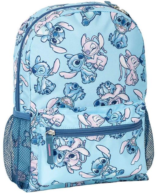 Рюкзак шкільний Cerda Disney Stitch 33 см Блакитний (8445484371147) - зображення 1