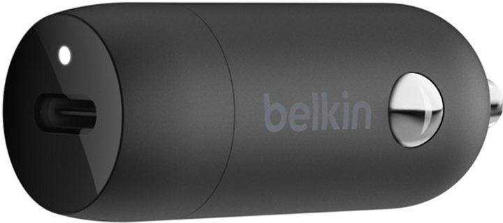 Автомобільний зарядний пристрій Belkin BoostCharge 30W USB-C Black (CCA004btBK) - зображення 1