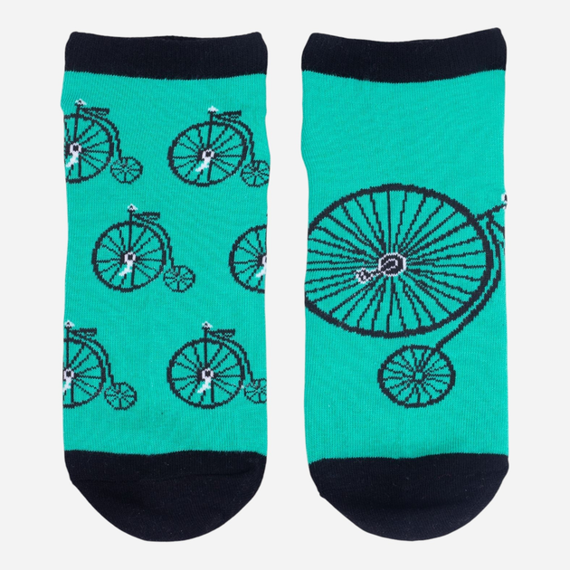 Шкарпетки чоловічі короткі бавовняні YOCLUB Funny Cotton Socks 39-42 Зелені (5904921662048) - зображення 2