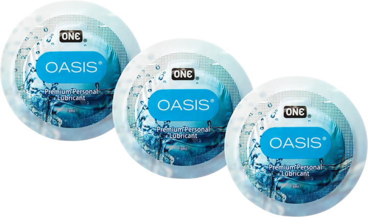 Лубрикант One Oasis на водній основі 3 мл х 3 шт (ROZ6400230322) - Фото 1 Лубрикант One Oasis на водній основі 3 мл х 3 шт (ROZ6400230322) - зображення 1