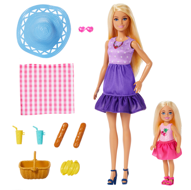 Ігровий набір Barbie Family & Friends Малібу та Челсі JBF43 (0194735258642) - зображення 6