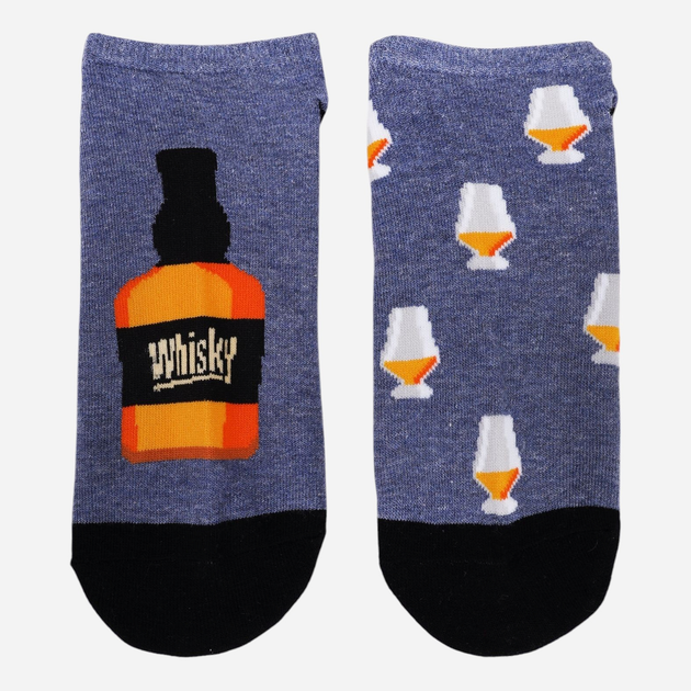 Шкарпетки чоловічі короткі бавовняні YOCLUB Funny Cotton Socks 35-38 Темно-сині (5904921661911) - зображення 2