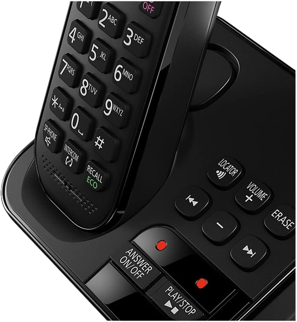 Telefon IP Panasonic KX-TGC420GB Black - obraz 4