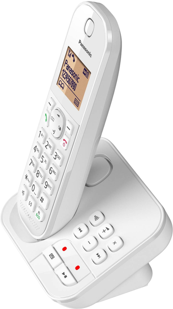 IP-телефон Panasonic KX-TGC420GW White - зображення 3