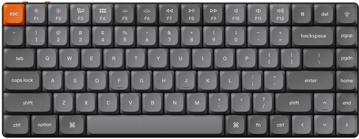 Клавиатура беспроводная Keychron K3 Max Gateron MX 2.0 Red QMK Hot-swap RGB Eng/Ukr Wireless/Bluetooth/USB Black (K3MH1_KEYCHRON) - изображение 1