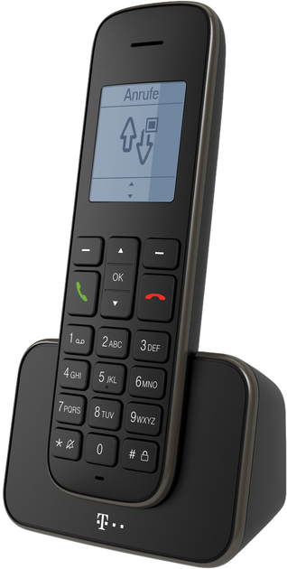 Telefon IP Telekom Sinus 207 Black (40316574) - obraz 1