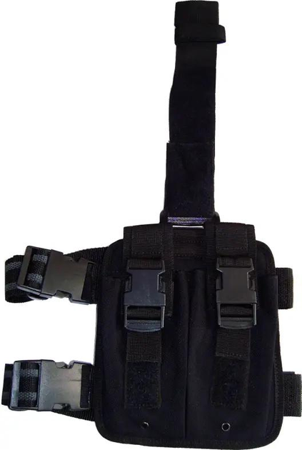 Підсумок Defcon 5 DOUBLE LEG MAGAZINE POUCH. Black - зображення 1