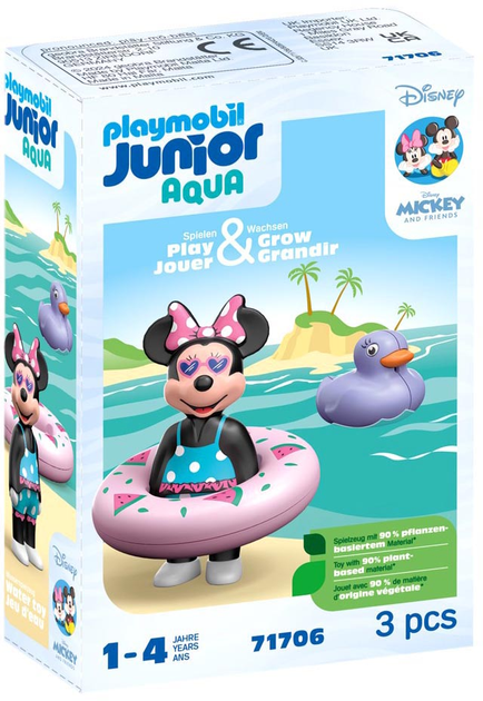 Набір іграшок Playmobil Junior та Disney Minnie для поїздки на пляж (4008789717061) - зображення 1