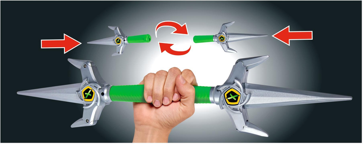 Набір іграшок Dickie Toys Next Ninja Knives and Stars (4006592028794) - зображення 5