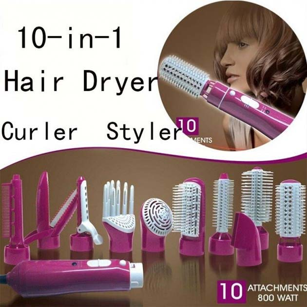 Фен-мультістайлер Hair Styler Fullcome 87010 з функціями 10 в 1. - зображення 2