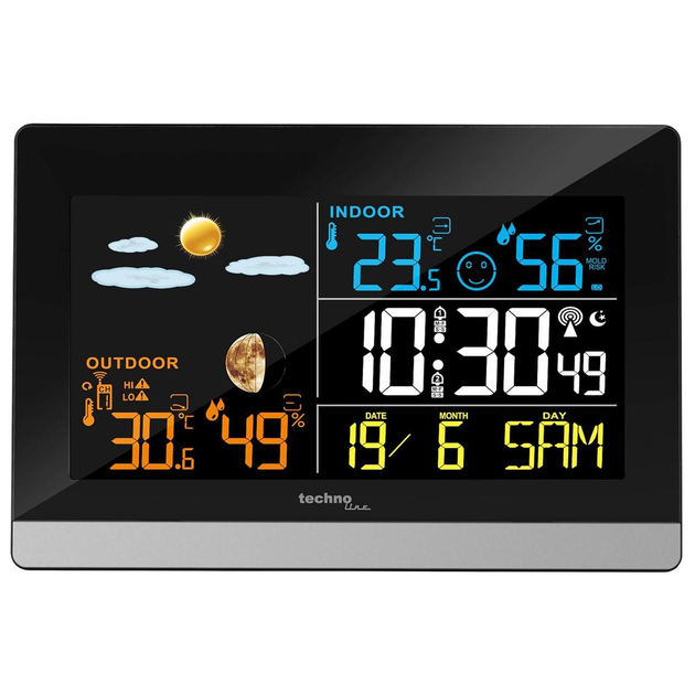 Метеостанция Technoline WS6455 Black/Silver (WS6455) - изображение 3