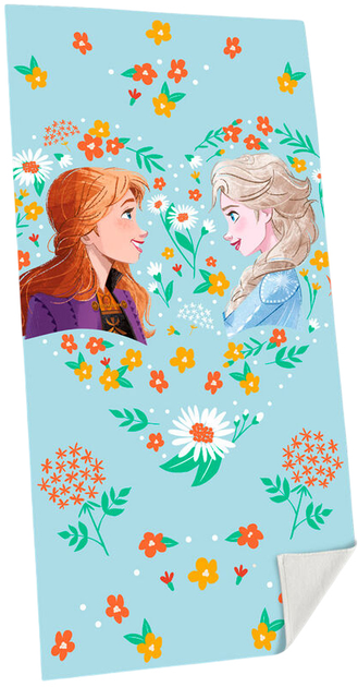 Ręcznik plażowy Disney Frozen 70 x 140 cm (8435507873741) - obraz 1