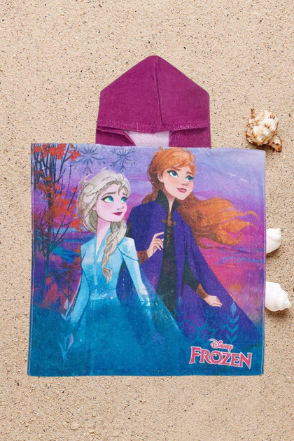 Ręcznik-poncho kąpielowy Disney Frozen 55 x 100 cm Różowy (8435631344827) - obraz 4
