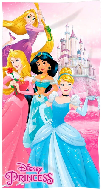 Ręcznik plażowy Disney Princess Bawełna 70 x 140 cm (8435631339045) - obraz 1