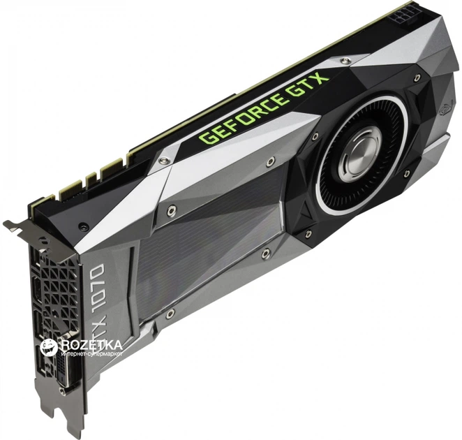 Видеокарта Zotac PCI-Ex GeForce GTX 1070 Founders Edition 8GB