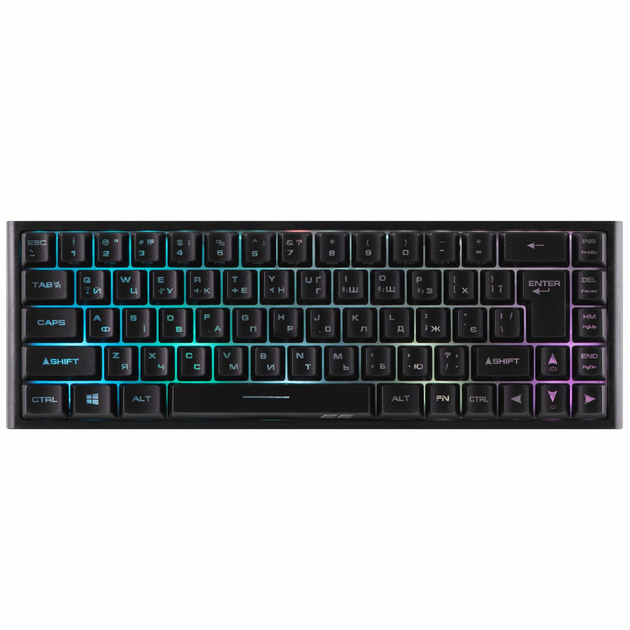 Клавіатура комбінована 2E Gaming 2E-KG360UBK RGB USB мембранна - зображення 1