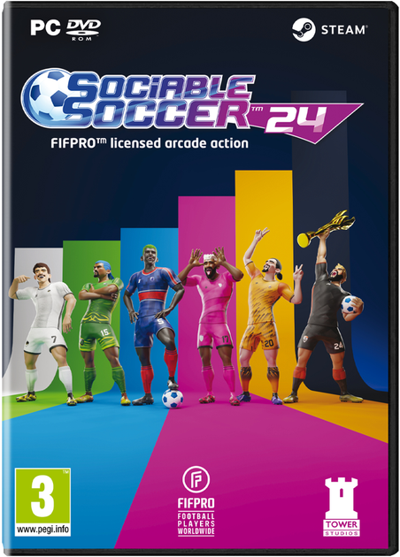 Гра PC Sociable Soccer 24 (DVD) (5055957704919) - зображення 1