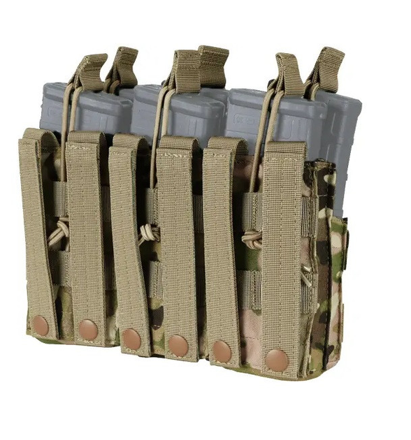 Подсумок Condor TRIPLE STACKER M4 / М-16 MAG POUCH Multicam MA44-008 - изображение 2