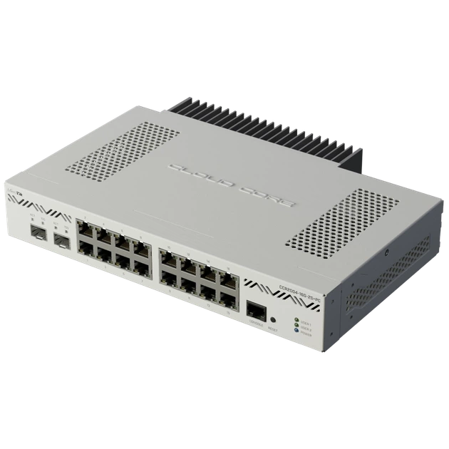 Маршрутизатор MikroTik CCR2004-16G-2S+PC - Фото 4 Маршрутизатор MikroTik CCR2004-16G-2S+PC - изображение 4