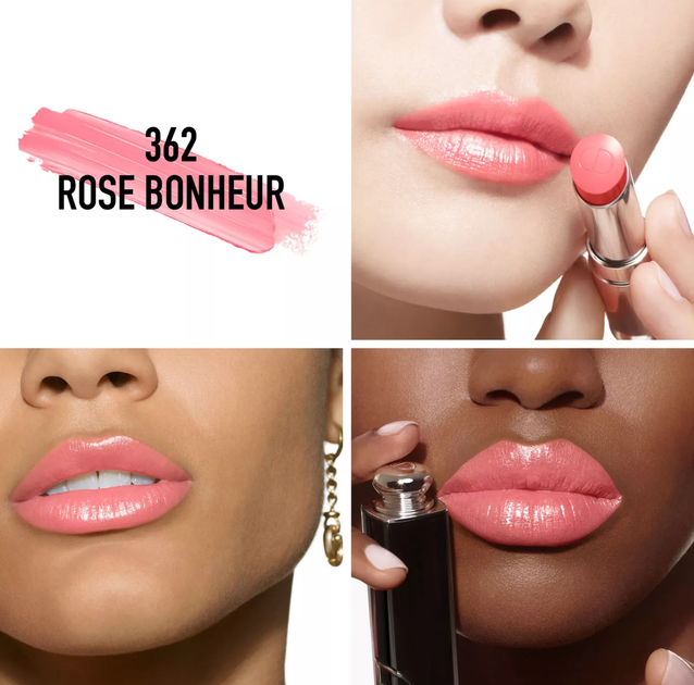Помада для губ Dior Addict Lip Color 362 Rose Bonheur 3.2g - изображение 2