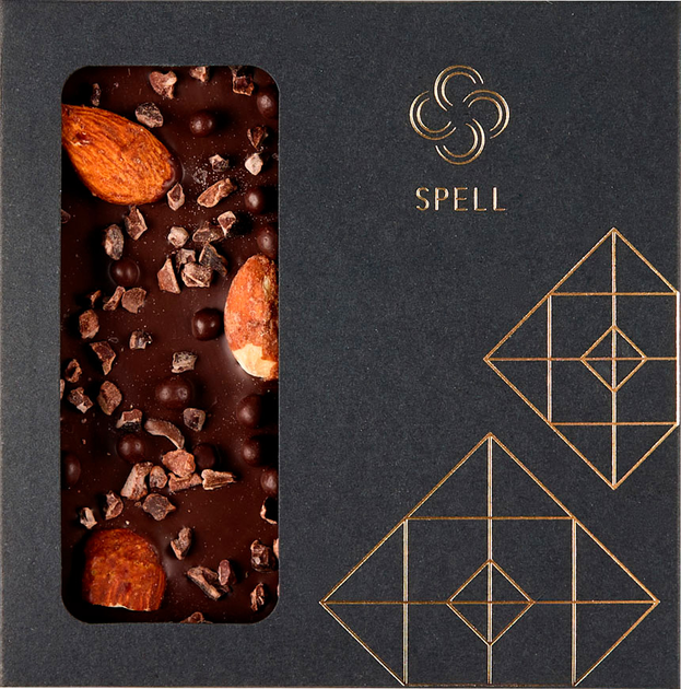 Акція на Шоколад Spell Dark Chocolate with Chocolate Caramel 100 г від Rozetka