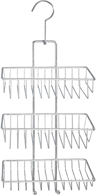 Półka łazienkowa Wenko NIvala Prostokątna 3 poziomy (4008838158883) - obraz 1