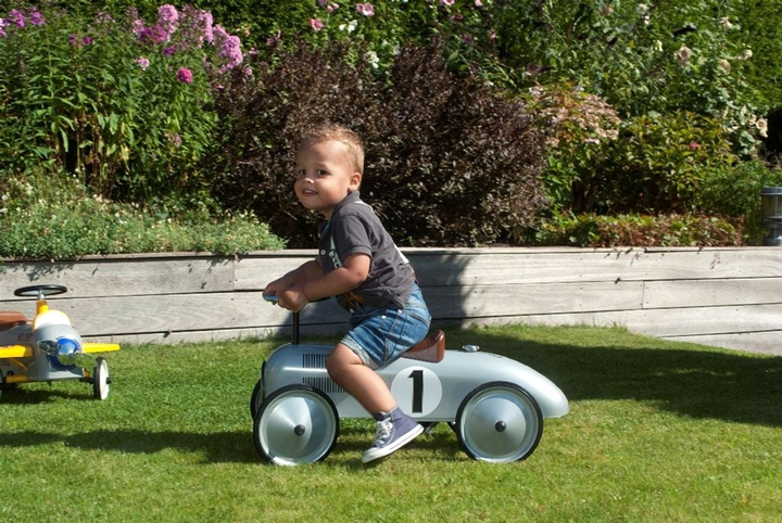 Jeździk Retro Roller Jean Srebrny (8712051206301) - obraz 5