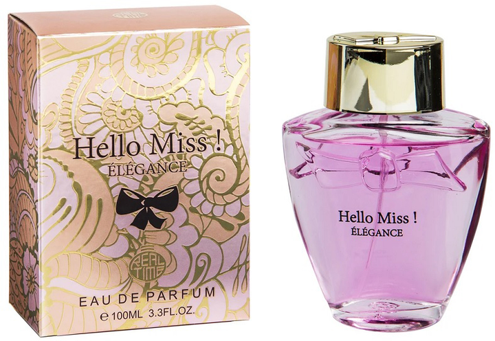 Woda perfumowana damska Real Time Hello Miss! Elegance 100 ml (8715658360193) - obraz 1