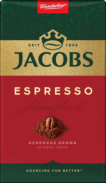 Акція на Кава мелена Jacobs Espresso 450 г від Rozetka