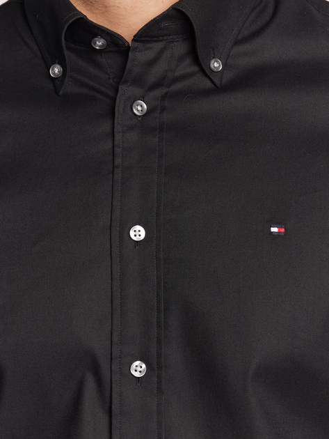 Koszula męska slim fit Tommy Hilfiger MW0MW29969-BDS 37 Czarna (8720642076837) - obraz 5