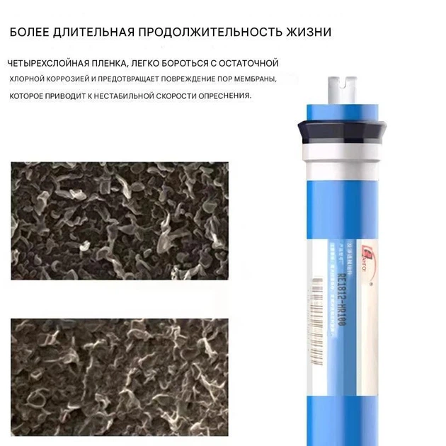 Мембрана для фильтров обратного осмоса 1812 75GPD (48*298 мм) - изображение 4
