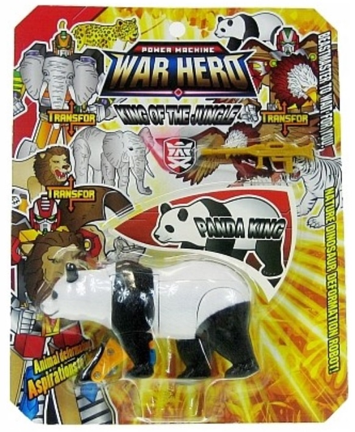 Фігурка Hipo Power Machine War Hero King Of The Jungle Robot Panda (5902447023824) - зображення 1