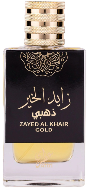 Парфумована вода для чоловіків Attri Zayed Al Khair Gold 100 мл (6423080618899) - зображення 1