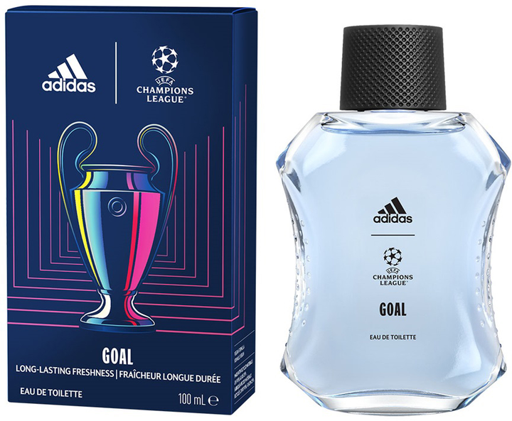 Туалетна вода для чоловіків Adidas Uefa Champions League Goal 100 мл (3616305265784) - зображення 4