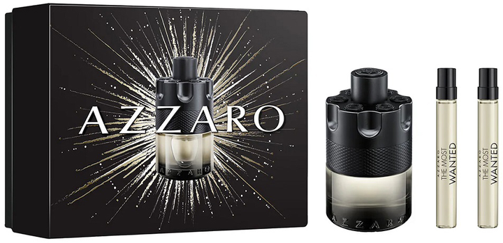 Zestaw męski Azzaro The Most Wanted Intense Woda toaletowa 100 ml + Miniaturka Woda toaletowa 2x10 ml (3614274315219) - obraz 1