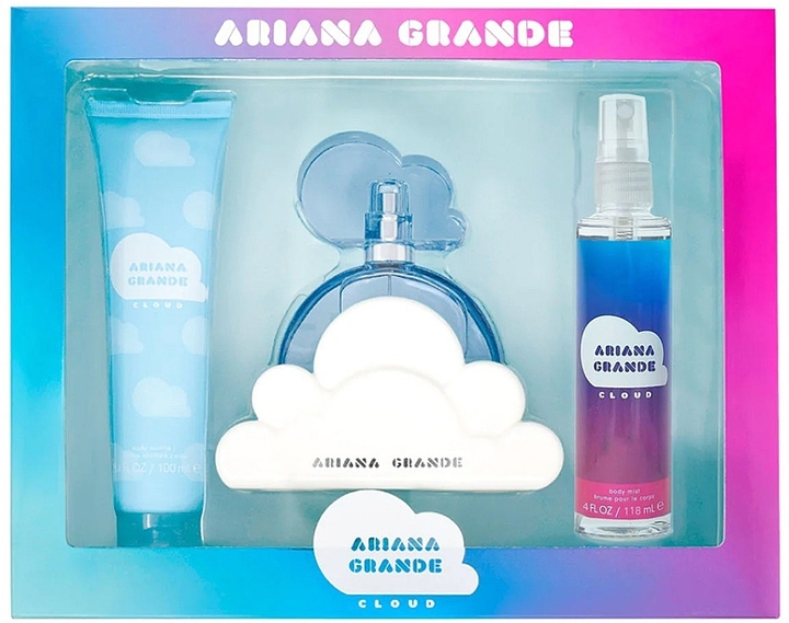 Zestaw damski Ariana Grande Cloud Woda perfumowana 100 ml + Balsam do ciała 100 ml + Mgiełka do ciała 118 ml (810101501654) - obraz 1