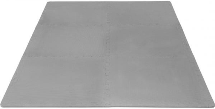 Набір захисних килимків Gorilla Sports 60 x 60 x 1.2 см 6 + 12 шт Grey (4260438733420) - зображення 3