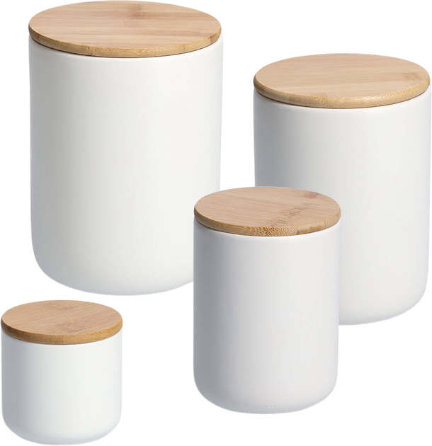 Słoik na produkty sypkie Zeller ceramiczny z wieczkiem 670 ml (4003368198569) - obraz 4