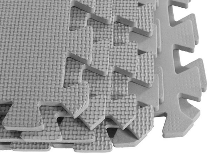 Zestaw mat ochronnych Gorilla Sports 60 x 60 x 1.2 cm 8 szt Grey (4260438733468) - obraz 4