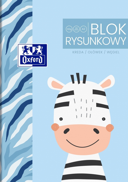 Zestaw bloków rysunkowych Oxford Kids A2 20 arkuszy 5 szt (5904017414872) - obraz 1