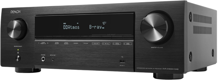 Odbiornik AV Denon AVR-X1800H DAB 7.2-Ch Black (747192140137) - obraz 3
