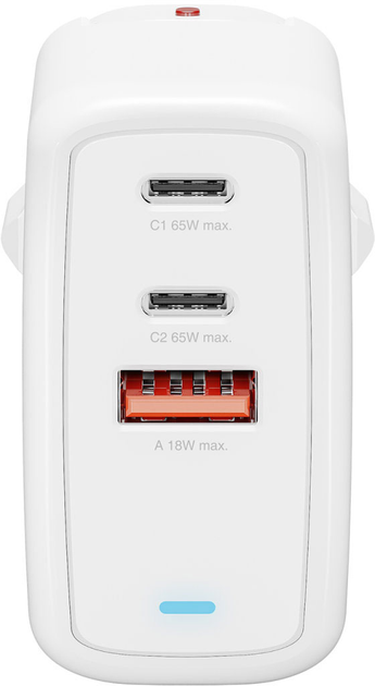 Ładowarka 4smarts GaN Flex 65W 2 USB-C+1 USB-A White (4252011903863) - obraz 2