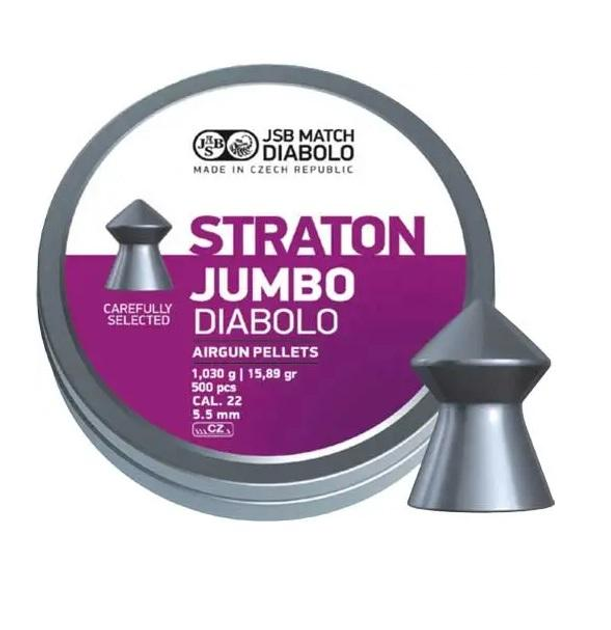 Пульки JSB Diabolo Straton Jumbo 5.50 мм, 1.03г (250 шт) - изображение 1