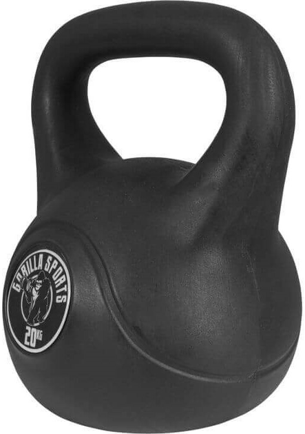 Kettlebell Gorilla Sports winylowy 20 kg (4260200841728) - obraz 2