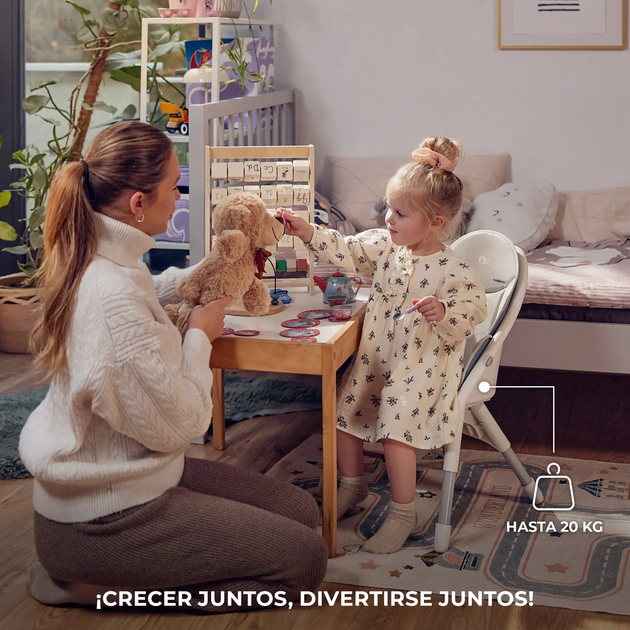 Стільчик для годування Kinderkraft Dinnly Grey (KHDINN00LGR0000) - зображення 9