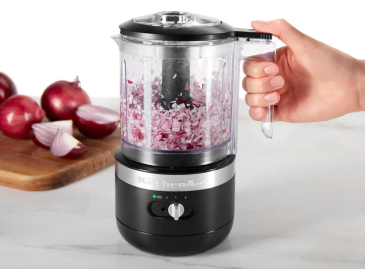 Кухонний мінікомбайн KitchenAid 5KFCB519EBM бездротовий матовий чорний - зображення 8